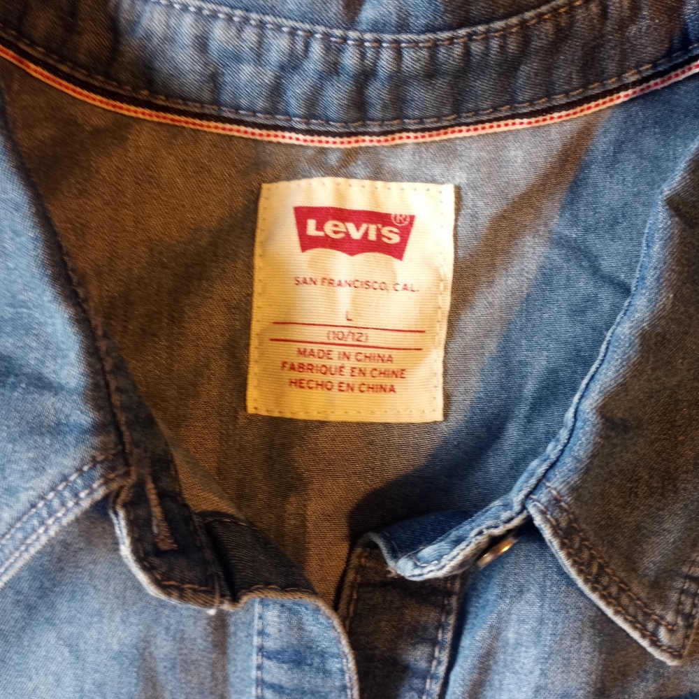 Levis dress 10/12 kids - Picture 2 of 2